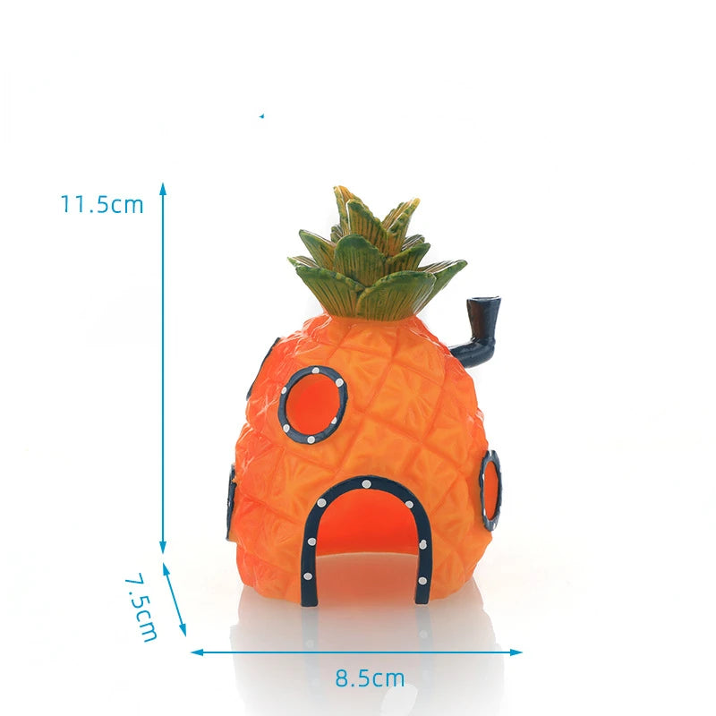 6pcs SpongeBob Aquarium Decoration Set