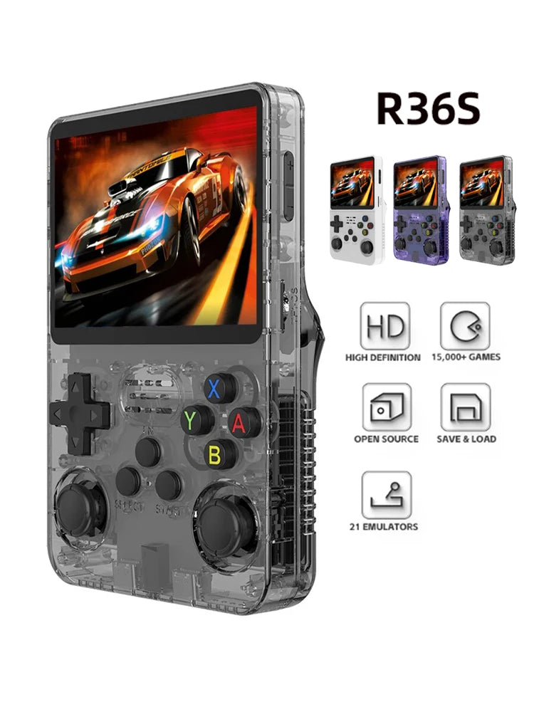 128G R36S Retro Console | 10,000+ Games